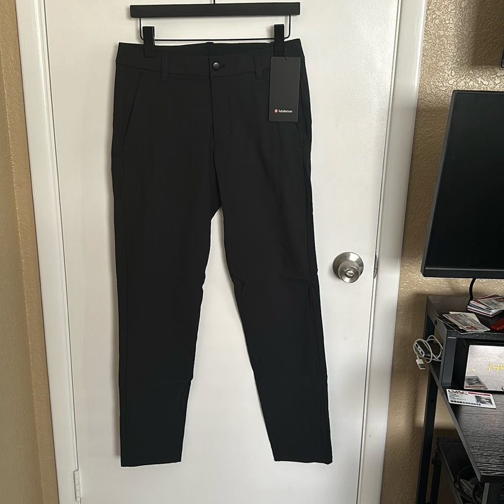Lululemon men’s commission slim pants -  30x32 - black - new